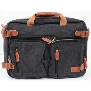 CoolBell Convertible Backpack Messenger Shoulder Bag Laptop Case Travel Carry-On